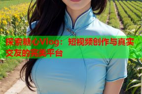 探索糖心Vlog：短视频创作与真实交友的完美平台