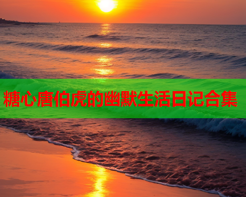 糖心唐伯虎的幽默生活日记合集  第1张